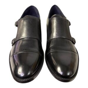 Cole Haan Harrison Monk Strap Dress Shoes Men’s 9.5M Black Leather